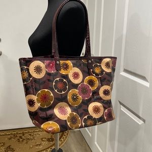 Brighton Plum Floral Tote